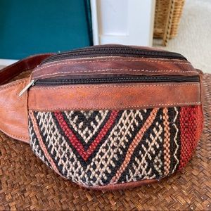 Handmade Moroccan genuine leather bumbag